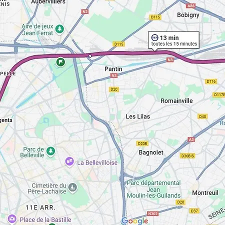 Cozy Paris Appartamento Bondy